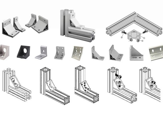 Mua 2040 3030 4040 6063 Cấu hình hợp kim nhôm 6mm 8mm 10mm Giá đỡ xoay khe online manufacture