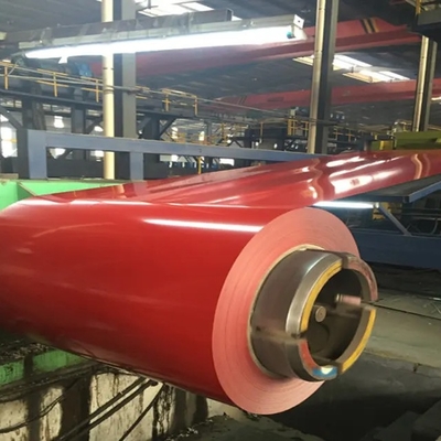 Cuộn dây thép mạ màu PPGL Galvalume AZ150 Aluzinc Chiều rộng chuẩn bị 762 900mm