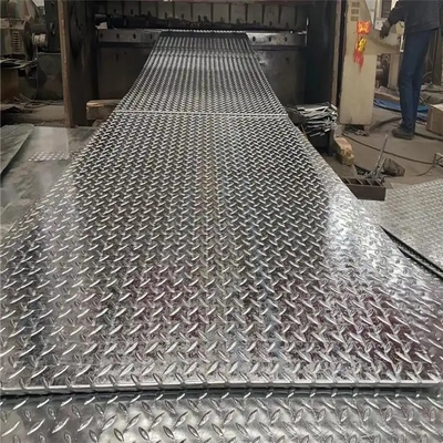 Tấm nhôm rô tùy chỉnh Tấm kim cương chống trượt có gân 200mm